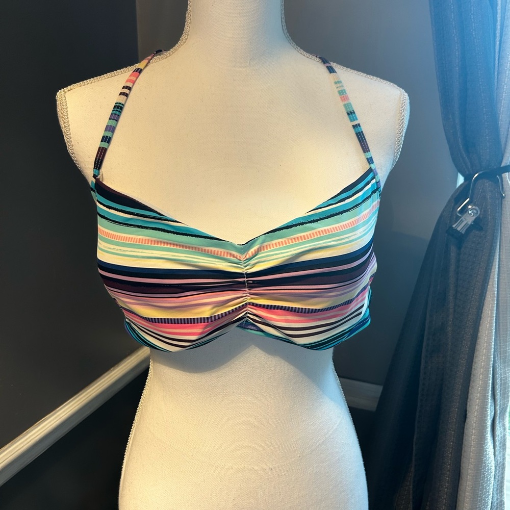 Apt. 9 Multicolor Striped Bikini Top